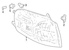 BOLT,A/CL CVR(PART OF 5)(2.587) 10272909 GMC