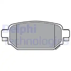 Тормозные колодки дисковые DELPHI LP3393