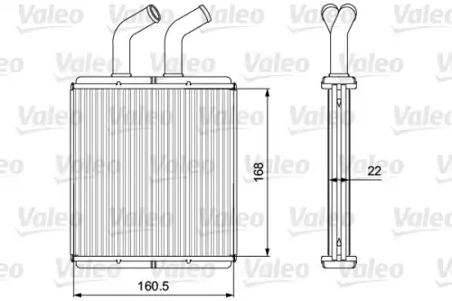 Радиатор печки VALEO 811562