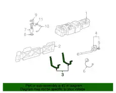 STRAP,F/TNK 15749265 GMC