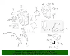 STUD,HTR & A/C EVPR & BLO MDL(FRONT UNIT)(STUD-FLANGE,M6X1X25) 11562120 GMC
