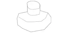 DRAIN,A/C EVPR & BLO CASE(ACDelco #15-81091) 25874761 GMC
