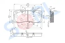 Тормозные колодки дисковые SORL 29122