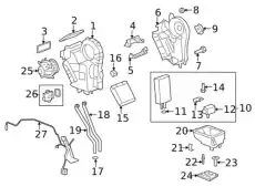 BUSHING,A/C EVPR CASE 15232221 GMC