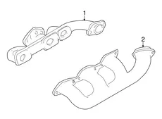 MANIFOLD,EXH(MCHG) 24504379 PONTIAC
