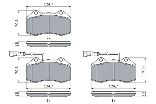 Тормозные колодки дисковые BOSCH 0 986 494 903