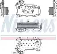 Масляный радиатор NISSENS 91141