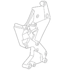 BRACKET,GEN & A/C CMPR & P/S PUMP 10239875 PONTIAC