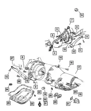 BRACKET NEUTRAL START & BACKUP LAMP MOUNTING 56049 014AA DODGE