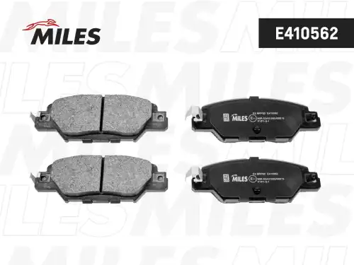 Тормозные колодки дисковые задняя ось MILES E410562