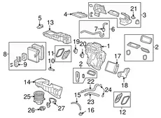 DRAIN,A/C EVPR & BLO CASE(ACDelco #15-81091) 25874761 BUICK