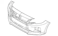 НАКЛАДКА ПЕРЕДН. БАМПЕРА 6400J974 MITSUBISHI
