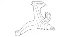 KNUCKLE, FRONT STEERING-LH 18060688 GMC