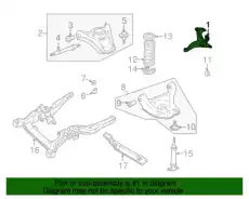 KNUCKLE, FRONT STEERING-LH 18060688 GMC