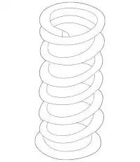 SPRING, FRONT(CODE FCT) (MAX LOAD 3567 LB)(1985-1989) 15058528 GMC