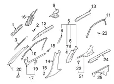 COVER SILL SD R URH 94061SA002ND SUBARU