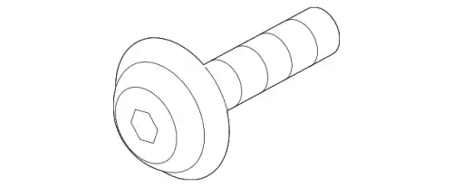 БОЛТ М6х12 N0109851 PORSCHE