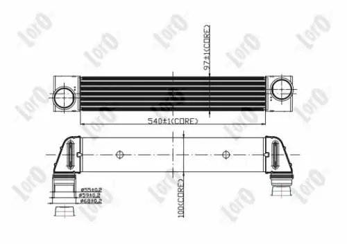 Интеркулер LORO 0040180008