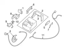 BRACKET,ELEK BRK CONT MDL(INSIDE U-SHAPED CONTAINS 4 WELD NUTS) 15023473 GMC