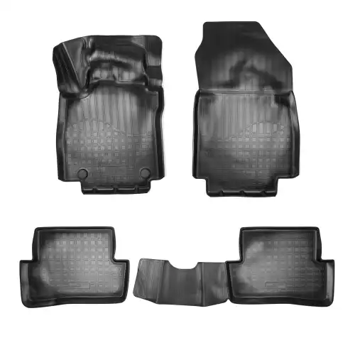 Коврики в салон NORPLAST NPA11-C69-043 Renault Clio 2012-2019 4 шт., черный