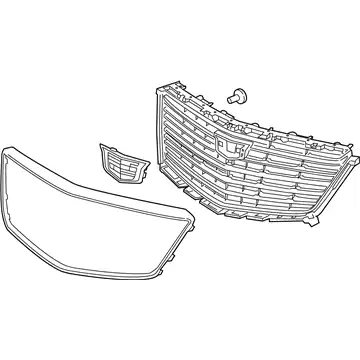 Решетка бампера GM 84724577