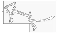 КРОНШТЕЙН КРЫЛА 84760202 GM