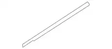 black tape-rr dr frame upr.rh 77522Q5000 MOBIS