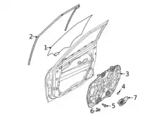 Уплотнитель двери MOBIS 82540Q5000
