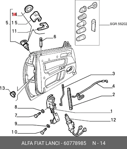 УПЛОТНЕНИЕ 60778985 ALFA ROMEO