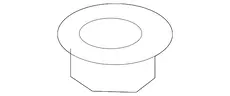 NUT,HEX,STAMPED,W/SLR,M6X1,24 O.D.,ZN 11505865 CADILLAC
