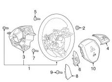 Рулевое колесо MITSUBISHI 4400A515XA