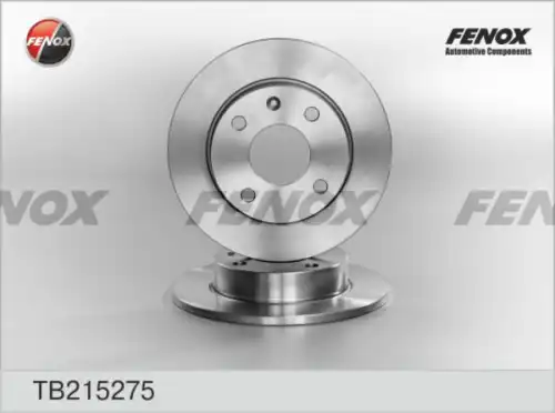 Тормозной диск FENOX TB215275 передняя ось