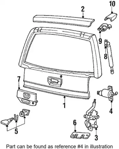 SOLENOID ASSY., TAILGATE OPENER 38330SA3013 HONDA