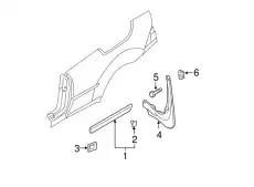 Защита от брызг 12788708 SAAB