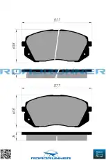 Тормозные колодки дисковые ROADRUNNER RR-21815-SPD