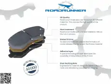 Тормозные колодки дисковые ROADRUNNER RR-21815-SPD