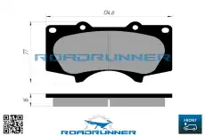 Тормозные колодки дисковые ROADRUNNER RR-21818-SPD