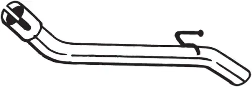 Труба промежуточная 750-297 BOSAL