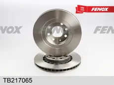 Тормозной диск FENOX TB217065 вентилируемый передняя ось