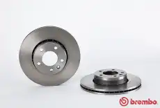 Тормозной диск BREMBO 09.5220.10 вентилируемый , передняя ось