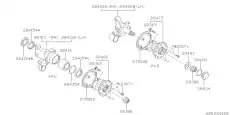 28016AA030 ПОДШИПНИК ШАРИКОВЫЙ SUBARU