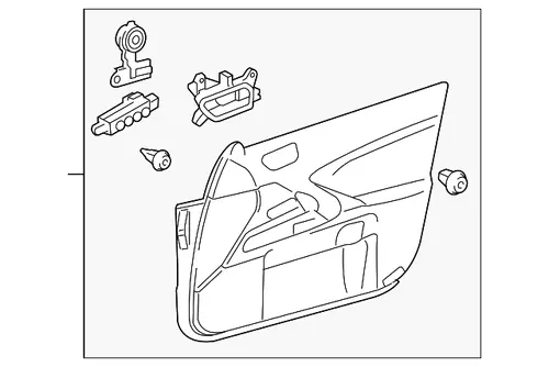 PANEL ASSY, DOOR 6761053562A0 TOYOTA / LEXUS