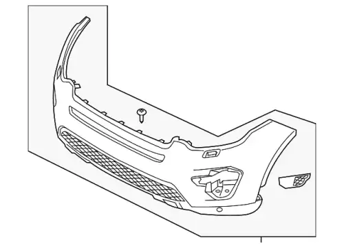Бампер передний LC LR073264 LAND ROVER