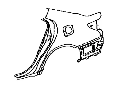 Крыло TOYOTA / LEXUS 6161250101