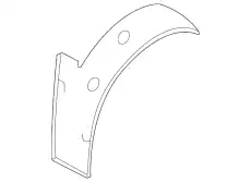 Подкрылок PORSCHE 992810907