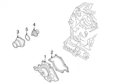 помпа Audi 077 121 004 MX VAG