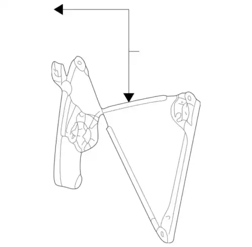 Стеклоподъемник VAG 1H0 837 461 A