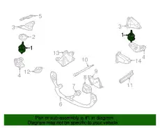 Подушка крепления двигателя VAG 8D0 199 379 S