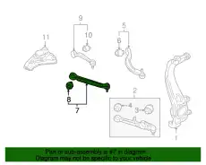 Рычаг подвески VAG 8D0 407 506 E