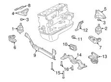 подушка АКПП Audi 8E0 399 105 EL VAG